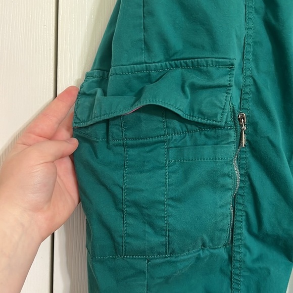 Beyond Scrubs Pants Hunter Green Women’s Petite Small - Picture 3 of 11